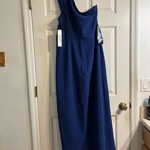 Kay Unger Blue Jumpsuit